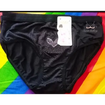 Picture of Buy 6 299, extra 6% Spend ₺ 999 to get free gifts ns save t Nylon Satin Silk Love Panty for Ladies Soft and smooth. Stylish design | 100% imported