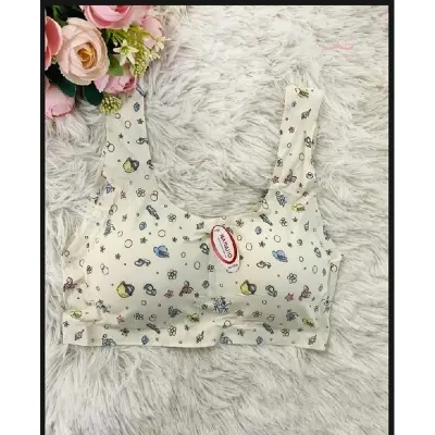 Picture of Women's Ice Silk Padded, With Removable Pads Wire Free Regular Bra Sports bra
