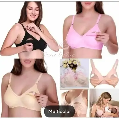 Picture of Mall Imported Soft Cotton Bra For New Born Baby Feeding (One Piece)