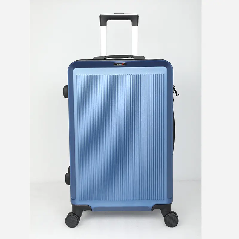 Picture of Travello 24 Inch Royal Zipper Unbreakable Body More Capacity Water Resistant Aluminum Luggage- Trolley Dark Blue
