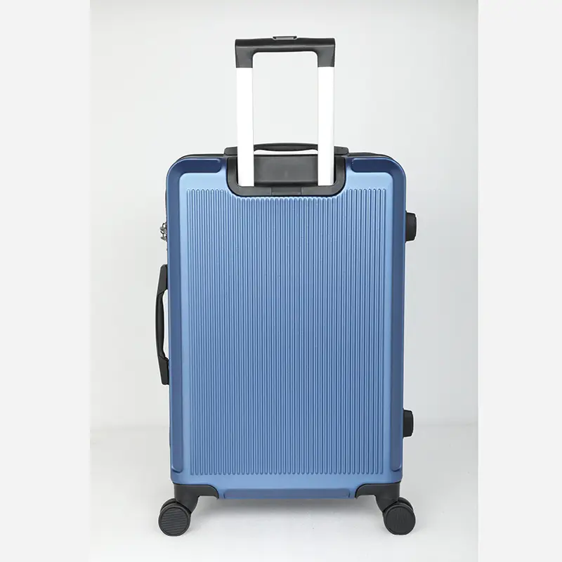 Picture of Travello 24 Inch Royal Zipper Unbreakable Body More Capacity Water Resistant Aluminum Luggage- Trolley Dark Blue