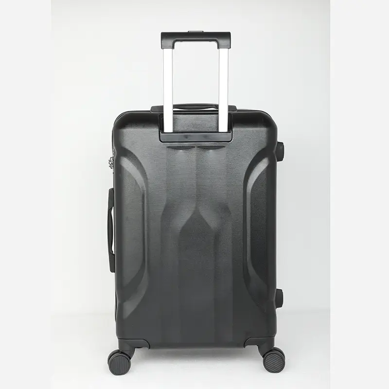 Picture of Travello Luxury Plus 24 Inch Ultra Light Weight Strong Build Quality Water-Resistant Double Caster Wheel Bigger Space Hardtop Luggage-Trolley Black