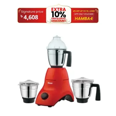 Picture of Kiam 750 Watts Mixer Grinder 4 in 1 - 1.5 Ltr - BL - 1000