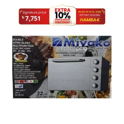 Picture of Miyako 32 Liter Convection Electric Oven MT-32DBL