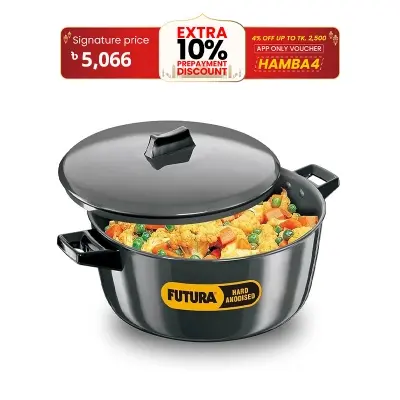 Picture of Hawkins Futura Hard Anodised Cook n Serve 6 Liter