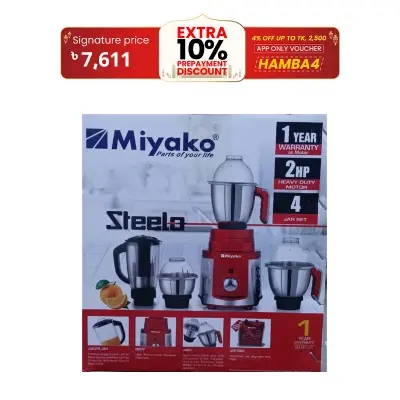 Picture of Miyako 4 in 1 heavy duty blender 1500watt Steelo