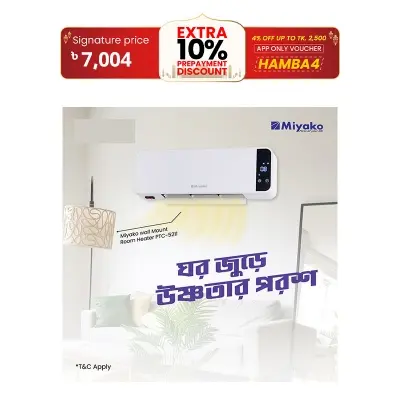 Picture of Miyako Electric Room Heater | PTC 5211 | 2000W