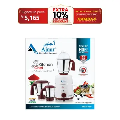 Picture of 1400 WATT Ajnur KITCHEN CHEF Blender Plus Mixer Grinder