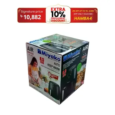 Picture of Miyako 8.5 Liter Air Fryer AF-718 Digital Touch Control Panel