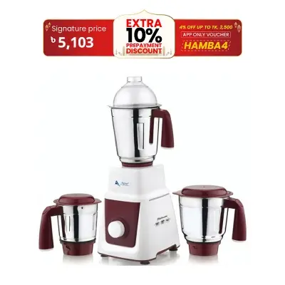 Picture of Ajnur 1000 Watts Plus Mixer Grinder - 3 SS Jar - 1