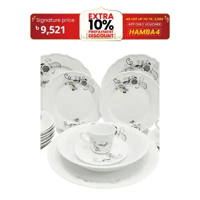 Picture of Akij 57 pc Original  ceramic  Dinner set