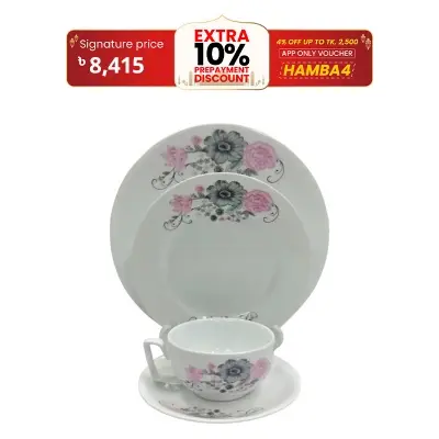 Picture of Akij 57 pc Original  ceramic  Dinner set