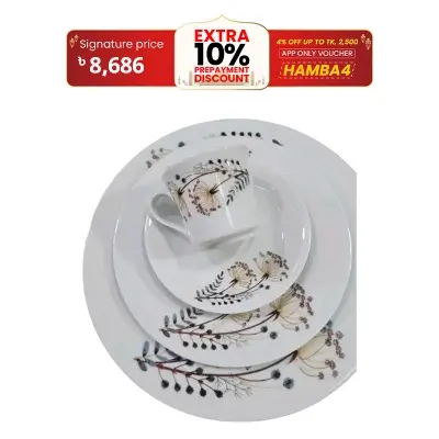 Picture of 52 pc Akij original ceramic  Dinner set set
