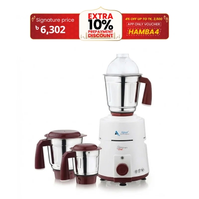Picture of 1400 WATTS Ajnur KITCHEN CHEF Blender Plus Mixer Grinder - 1400w - White