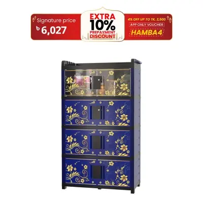 Picture of Kitchen Cabinet Violet+Black-TEL