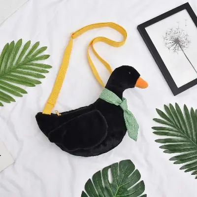 Picture of Soft Duck Shaped Kid’s Purse & Side Bag – Multicolor- BM23