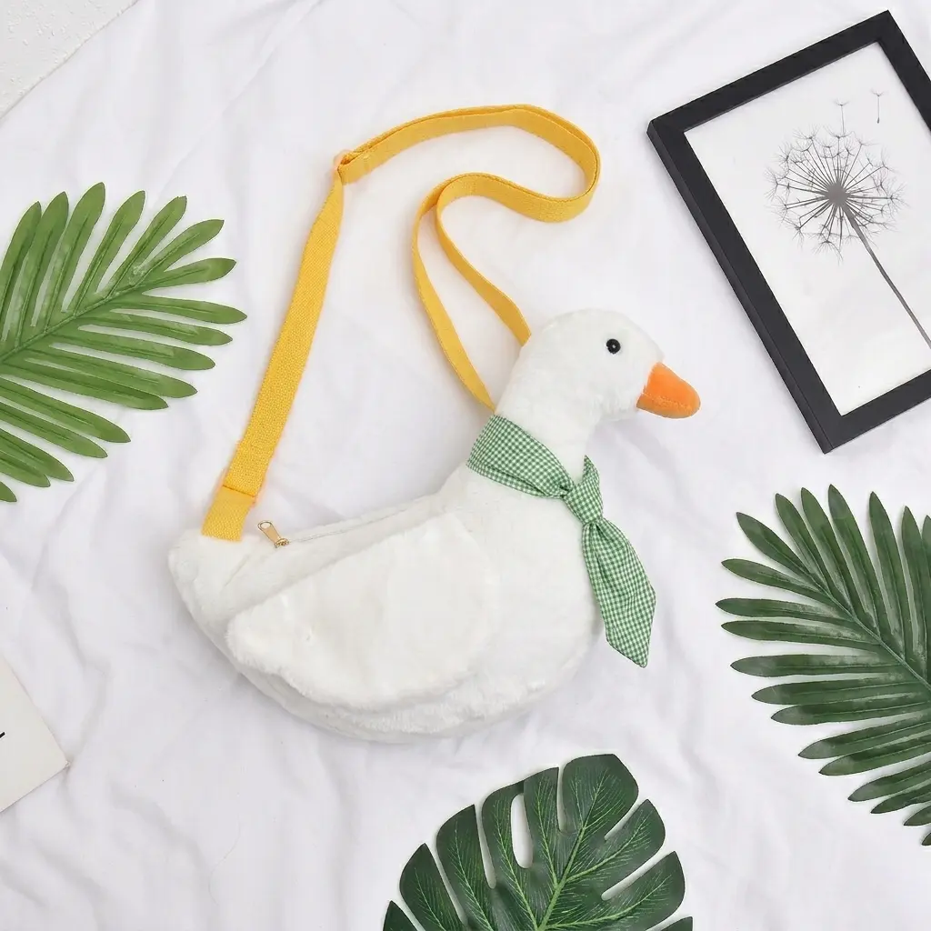 Picture of Soft Duck Shaped Kid’s Purse & Side Bag – Multicolor- BM23