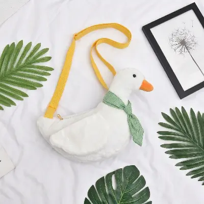 Picture of Soft Duck Shaped Kid’s Purse & Side Bag – Multicolor- BM23