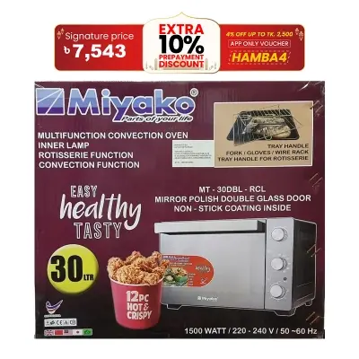 Picture of 30 Liter Miyako Convection Electric Oven MT-30DBL