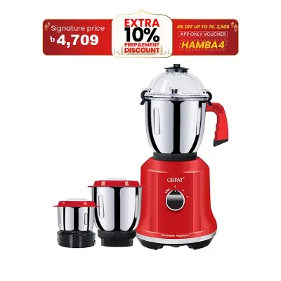 Picture of Orpat Kitchen Bot Mixer Grinder 1200 Watt (MIXED COLOR)