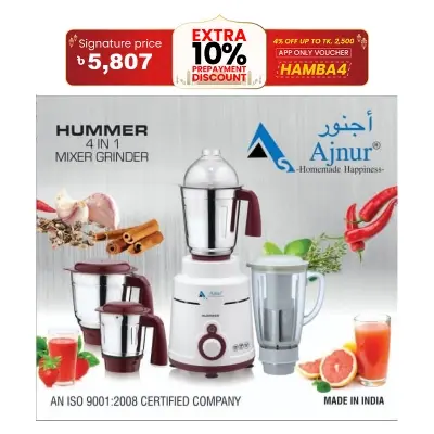 Picture of 1200 Watts 4 in 1 Ajnur Blender Plus Mixer Grinder