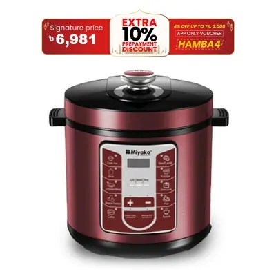 Picture of 6 Liter Miyako Electric Pressure Cooker EPC-612 With 10 Cooking Setup