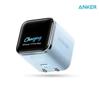Picture of Anker Nano A121D 45W Fast Charging GaN Charger Adapter with Smart Display