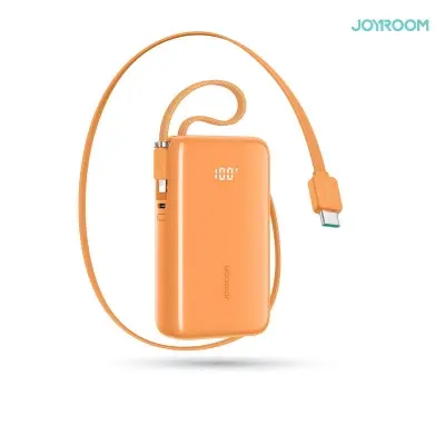 Picture of JOYROOM JR-PR2L 35W Mini 10000mAh Power Bank with Built-in Retractable Type-C Cable + Lightning Cable