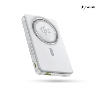Picture of Baseus Qi2 Magsafe 10000mAh PD 22.5W Power Bank Wireless Magnetic Battery, USB-C Quick Charge for iPhone 17/16/15/14/13 Series, Samsung S/Ultra Series, Mini Powerbank USB-C, Small But Powerful