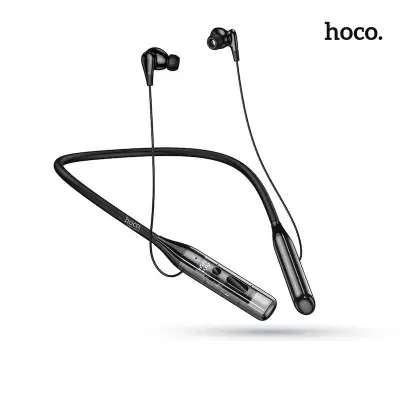 Picture of Hoco MMJ-11 Nothing Series 100 Hours Music Timing ENC Bluetooth Neckband Earphone - Black
