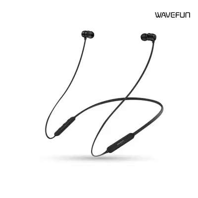 Picture of Wavefun Flex Pro Ultimate Quick Charging Bluetooth Earphone V5.3 Wireless Headphones Neckband Stereo Earbuds TWS Mode with Mic
