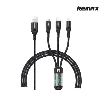 Picture of REMAX RC-C090 Suxien Series 100W All Compatible 3 In 1 Data Cable With Smart Digital Display