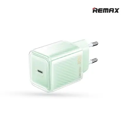 Picture of REMAX RP-U91 Jiltry Series GaN 30W PD+QC Multi-Compatible Fast Charger - EU - Green