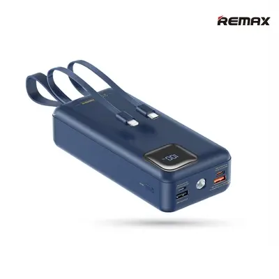 Picture of Remax RPP-550 22.5W Type-C Fast Charge 30000mAh Larger Capacity Outdoor Travel Charger Powerbank With LED Lighting
