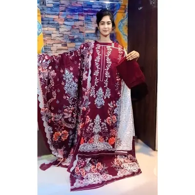 Picture of Premium Floral Cotton Three Piece Set