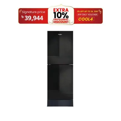 Picture of WHIRLPOOL 278 Liter Refrigerator FreshMagic Pro Crystal Black