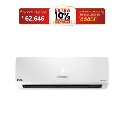 Picture of HISENSE 1.5 Ton Full DC Inverter Air Conditioner With WiFi (AS-18TZ4RMATD01AU)