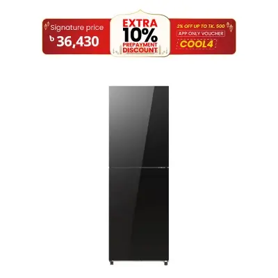 Picture of Hisense 277 Liter Top Mount Frost Refrigerator with Built-in Stabilizer Premium Black (RT1G276NAB/BD3)