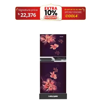 Picture of MYONE 165 liter Gorgeous Tulip Black Match Refrigerator (MY-1F5G)