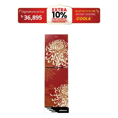 Picture of MINISTER M-306 Liter Bottom Mount Frost Type Refrigerator EL Red Spider