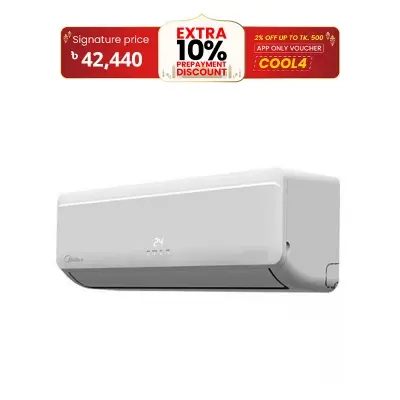 Picture of Midea 1.5 Ton Non-Inverter Split Type Air Conditioner (MSA18CRNEVH/MSA18CRNEBU) 