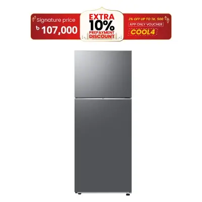 Picture of Samsung 415 Liter Top Mount Non Frost Refrigerator (RT42CG6422S9) Metal