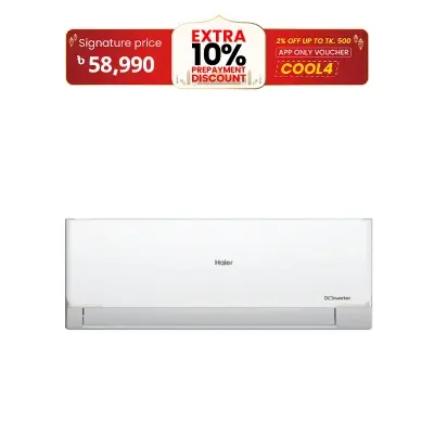 Picture of Haier 1.6 Ton HeatCool Inverter Pro Wi-Fi Control Air Conditioner (HSU-19HeatCool) (INV)(Pro)