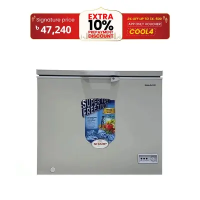 Picture of Sharp 190 Liters Chest/Deep Freezer (SCF-K250X-SL2) Silver