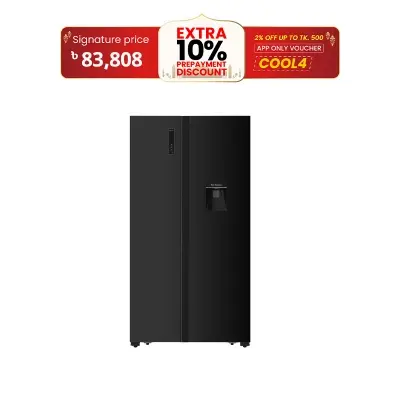 Picture of VISION Glass Door Refrigerator Side By Side Inverter SHR 566 Liter