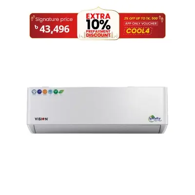 Picture of Vision AC 1 Ton Hot And Cool & WiFi Inverter - VSN-12K-HCWiFi-INV410 4D Ultra