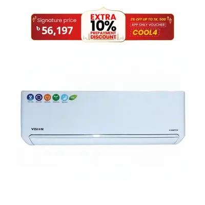 Picture of  VISION 1.5 Ton Inverter Split Air Conditioner (VSN-18K-INV32 Eco Golden)