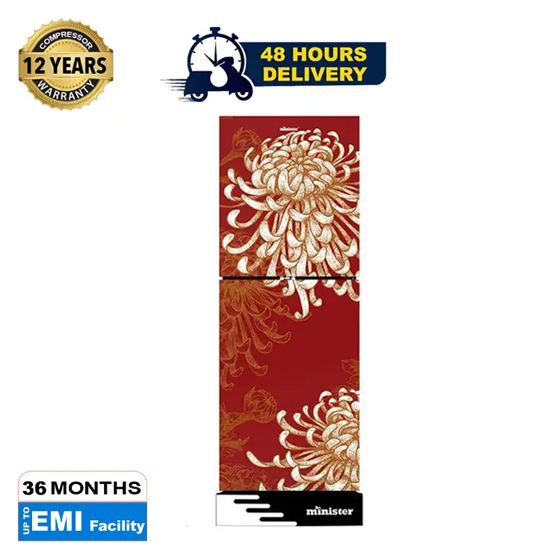 Picture of MINISTER 224 Liter Frost Type Top Mount Refrigerator EL Red Spider (M-224)