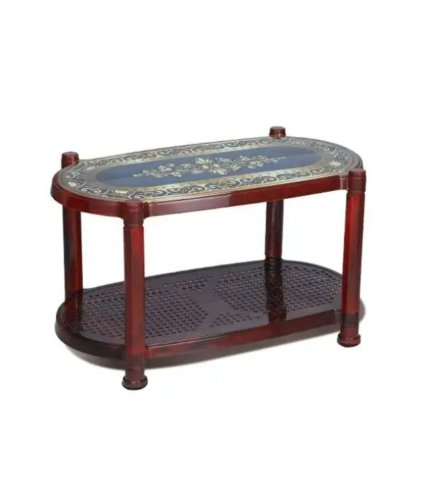 Picture of Tea Table With Stopper (Jubilee) Printed-Rose Wood