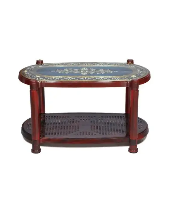 Picture of Tea Table With Stopper (Jubilee) Printed-Rose Wood